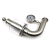Válvula de spunding clamp sanitaria con manómetro