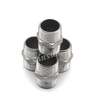 Niple hexagonal roscada NPT industriales inoxidable