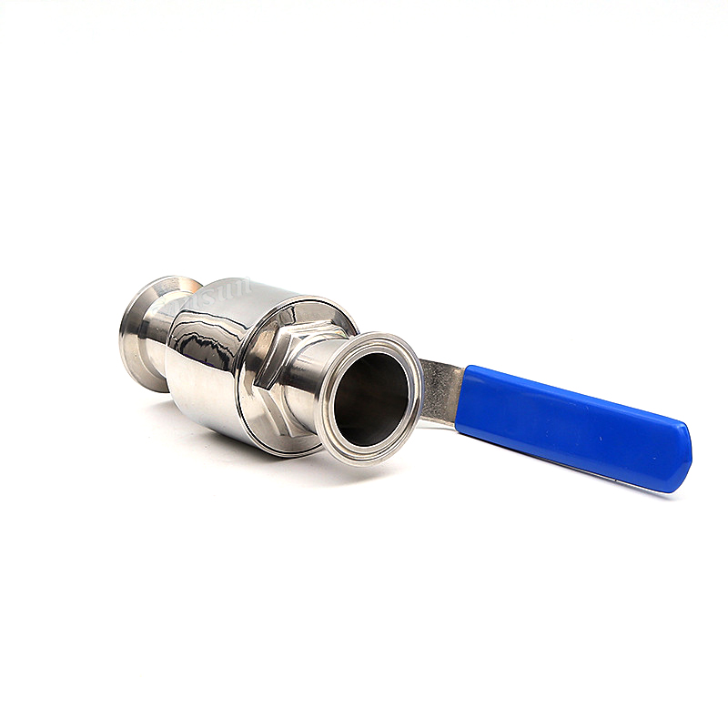 Válvula de bola de vía directa de acero inoxidable sanitario para cerveza