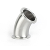 Grado alimentario de acero inoxidable tri Clamp de 45 grados CODO CODO Bend