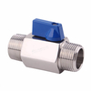 Mini válvula de bola Bsp de acero inoxidable sanitario 316L de 1/2 "