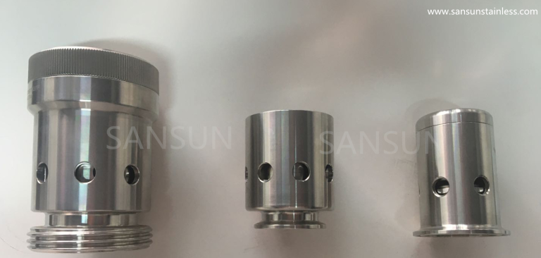 Fabricante de válvula de alivio de aire sanitario / válvula de liberación de presión de acero inoxidable